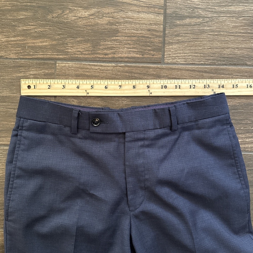Ted Baker Suit Men 38R Jacket Blue Wool Endurance Jay Ct 28x30 Pants - Picture 12 of 16